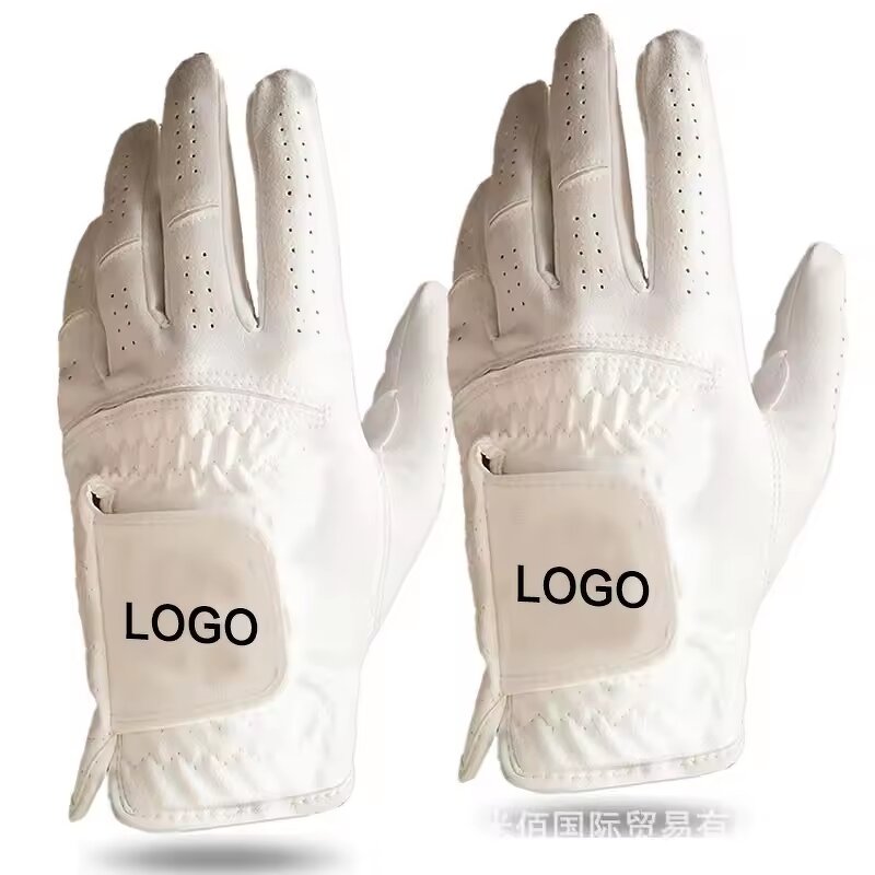 Golf Gloves Manufacturer - Bulk Custom Embroidered Premium Men's Winter Cabretta Leather Non Slip Grip