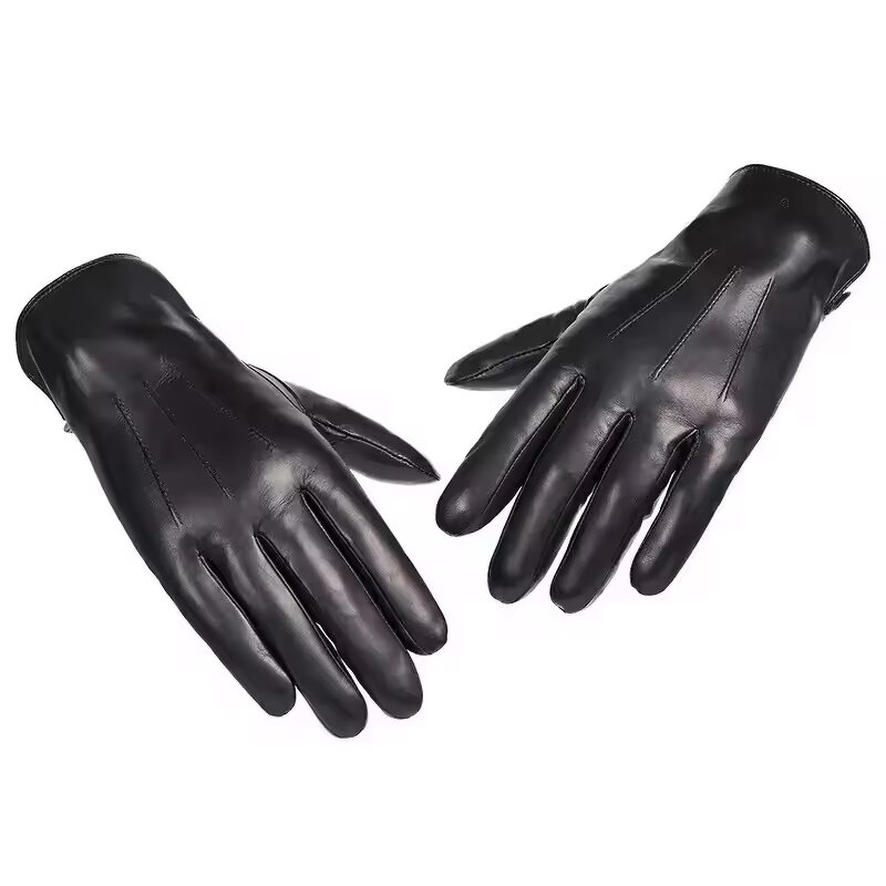 Leather Driving Gloves Manufacturer - Premium Men's Genuine Goat Sheepskin for Motorcycle