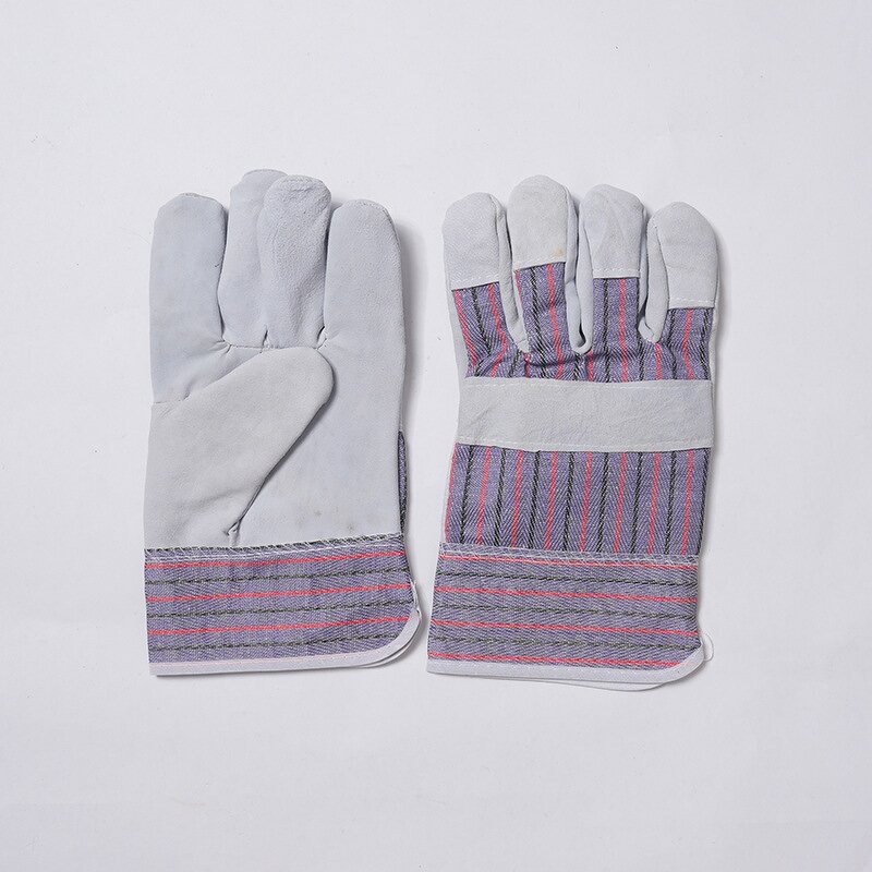 Welder Work Gloves Manufacturer - Sheepskin Cowhide Short Wear Resistant Heat Insulation Electric Welding
