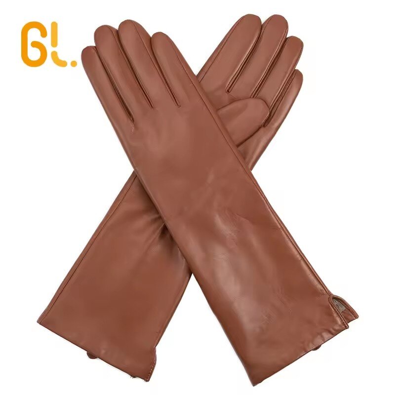 Leather Gloves Manufacturer - Rabbitfur Lining Bike Driving Black Fashion Suede