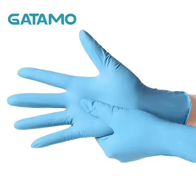 Disposable Nitrile Coated Gloves Manufacturer - Blue for Waterproof Long-Lasting Hand Arm Defense