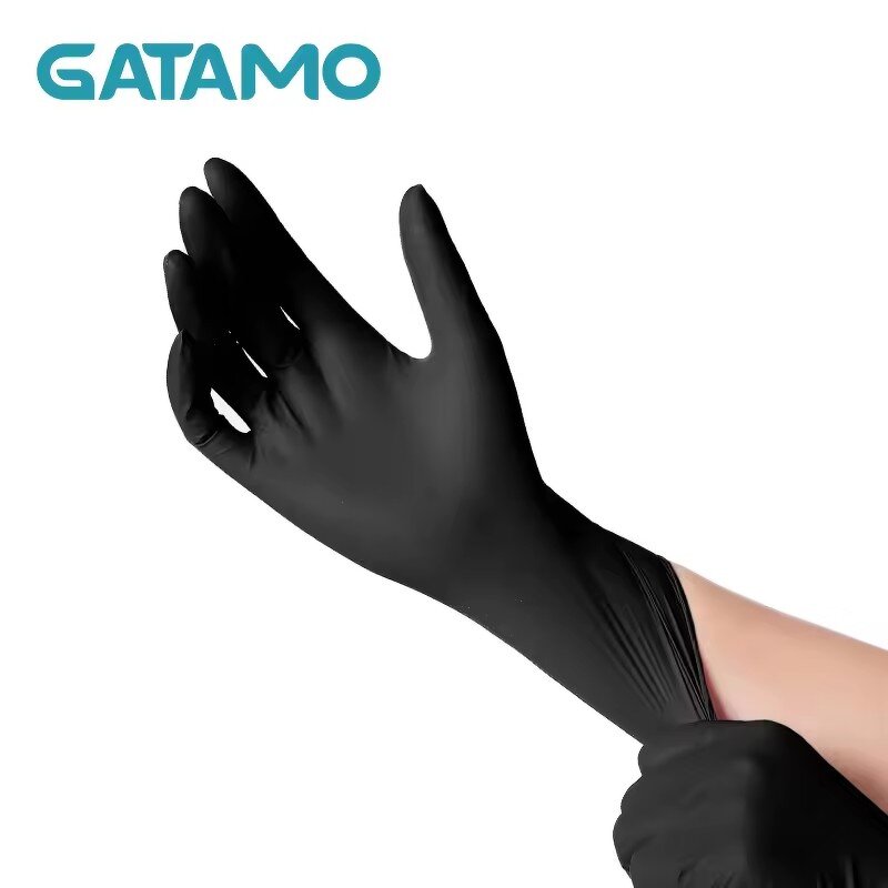 Disposable Guantes De Nitrilo Manufacturer - Negros for Grooming Chemical Household Kitchen
