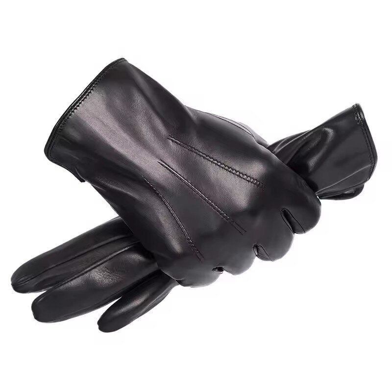 Leather Driving Gloves Manufacturer - Genuine Goat Skin Sheepskin for Bike Car for Men