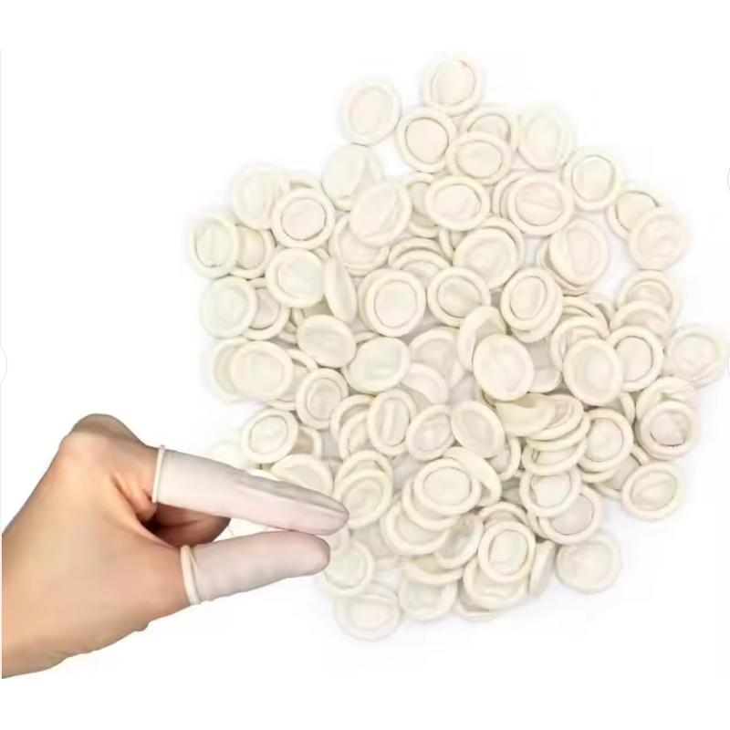 Finger Sleeve Manufacturer - OEM White Latex ESD Finger Cot Multi-Purpose Medium Comfortable Hand Arm Protection