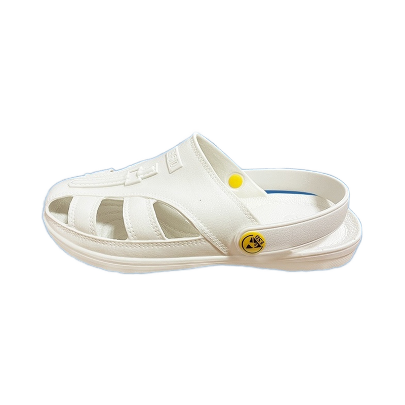 ESD Slipper Manufacturer - Comfortable Black SPU Unisex Wear-Resistant Dust-Free Workshop Work Shoes