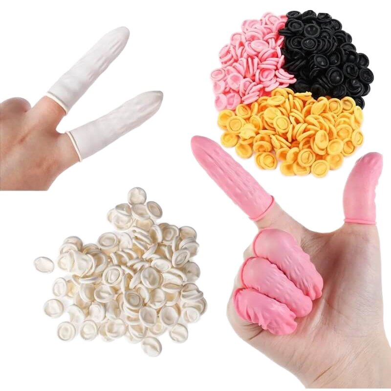 Disposable Latex Finger Cot Manufacturer - Dust-Free Anti-Slip Nail Tattoo Non-Slip Beauty Special Covers