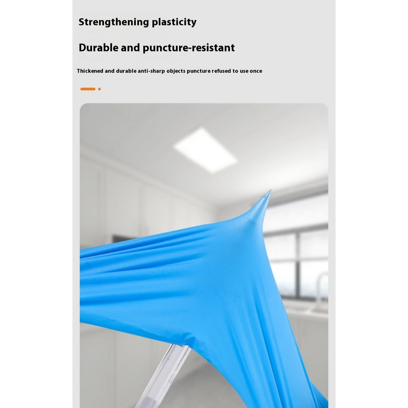 Disposable Nitrile Gloves Manufacturer - Custom Blue 100% 9 Inches Powder-Free for Barber Tattoo Shop Beauty