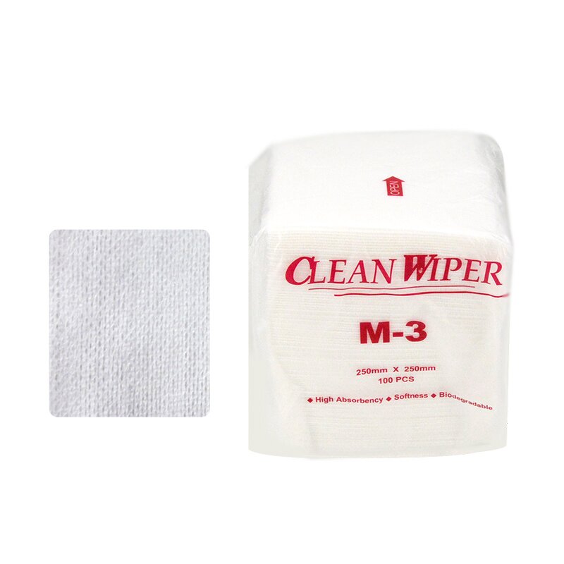Nonwoven Wipers Manufacturer - 4-Folded M-3 Multi-Purpose for Kitchen Glass Cleaning 25x25cm 35gsm Lint-Free