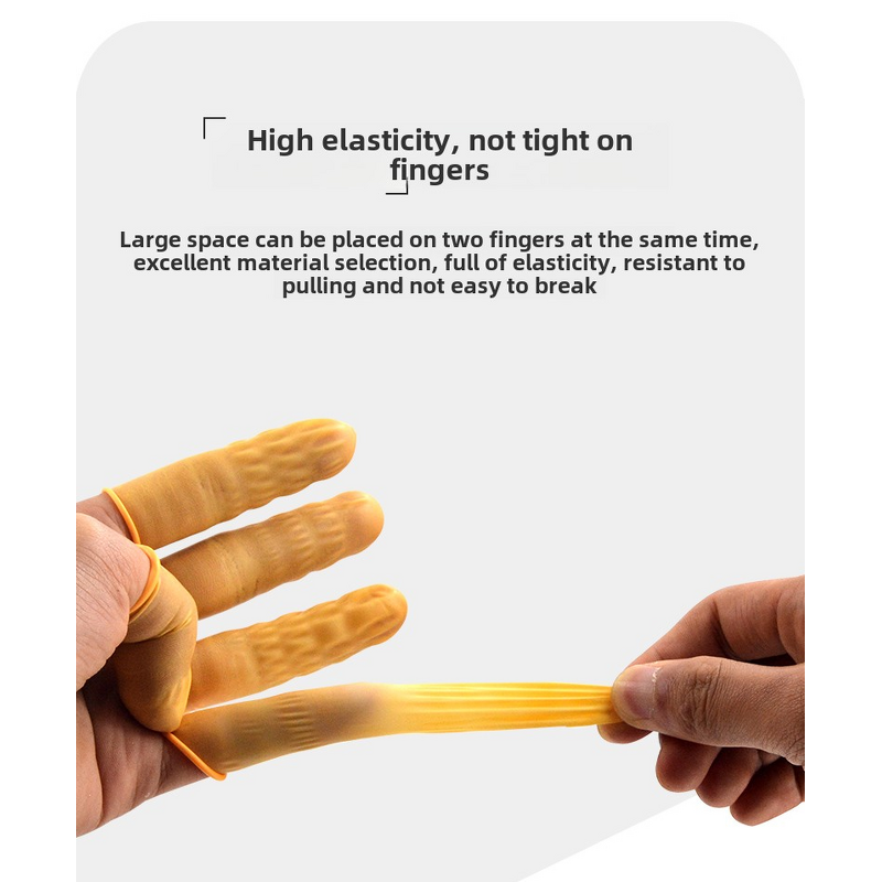 ESD Latex Gloves Manufacturer - Factory Direct Anti-Static White Anti-Slip Finger Cots for Electronics Cleanroom