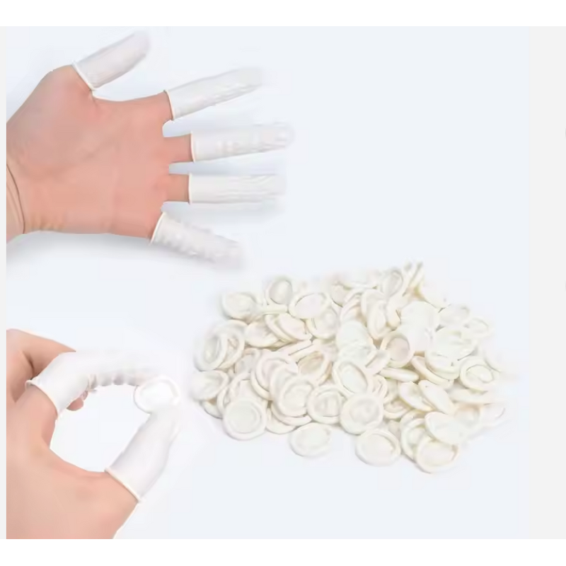 Finger Sleeve Manufacturer - OEM White Latex ESD Finger Cot Multi-Purpose Medium Comfortable Hand Arm Protection