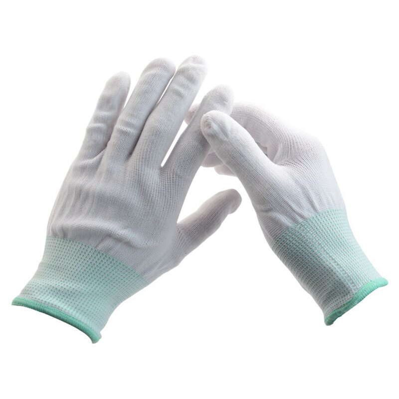 Anti-Static Nylon Gloves Manufacturer - Anti-Slip Breathable Enhanced Grip Tapered Cuff for Wet & Dry