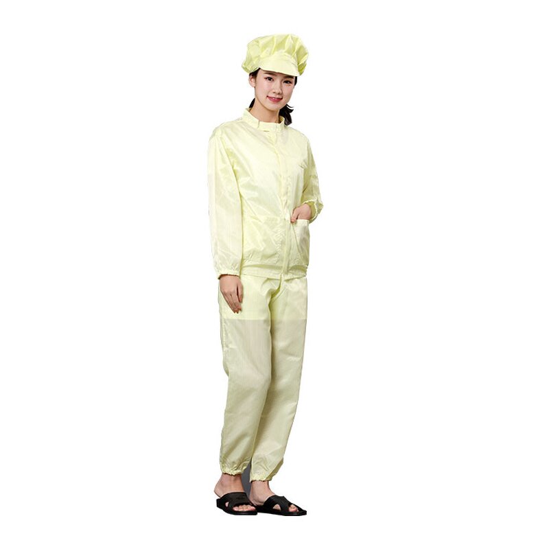 ESD Clothes Manufacturer - Factory Supply Hot Sale Striped Reusable Anti-Static Suits