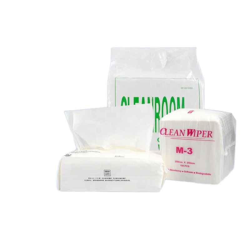 Cleanroom Wipes Manufacturer - M3 Lint-Free 4 Folded Nonwoven Multi-Purpose Square Wiper