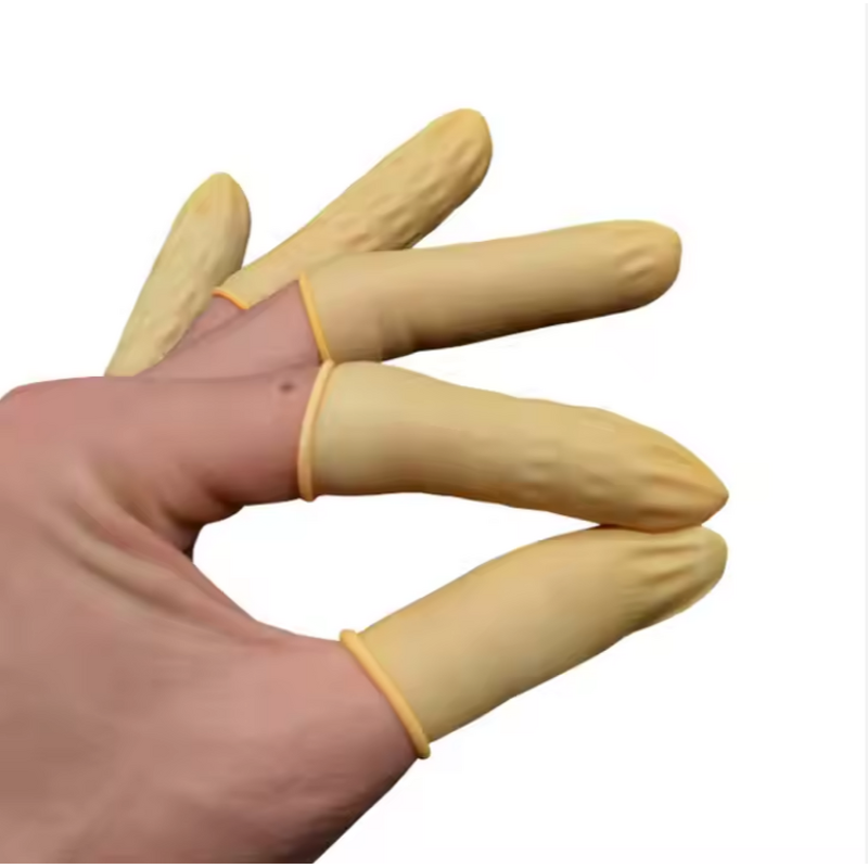 Finger Sleeve Manufacturer - OEM White Latex ESD Finger Cot Multi-Purpose Medium Comfortable Hand Arm Protection