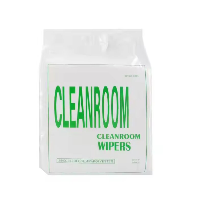 Cleanroom Wipers Manufacturer - Industrial Polycellulose Non-Woven Eco-Friendly Square Lint-Free for Kitchen