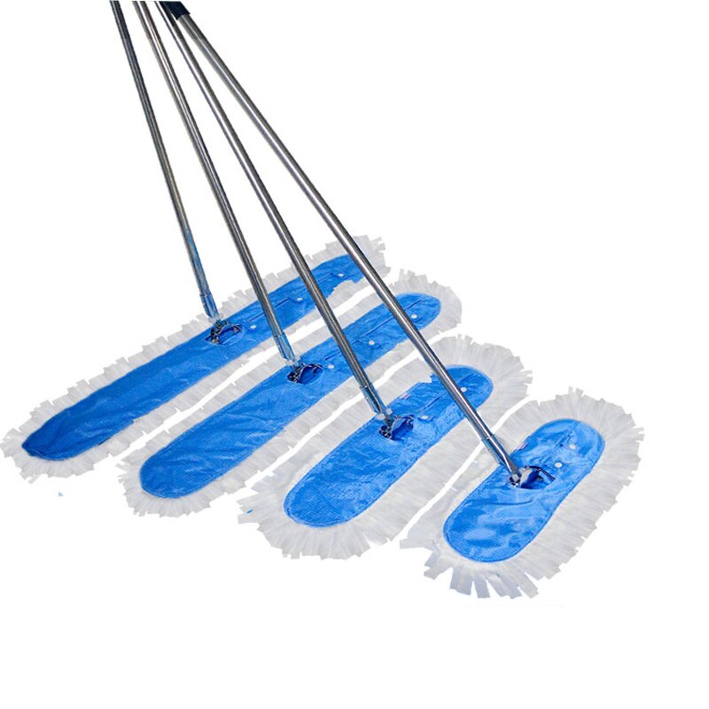 ESD Wiper Mop Manufacturer - New Promotion Baichen Eco-Friendly Blue & White 17x60cm Microfiber Stainless Steel Anti-Static