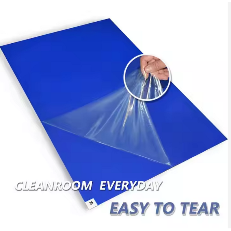 Disposable Sticky Mat Manufacturer - Factory Direct Baichen 30-Layer Blue Cleanroom Tacky for Lab