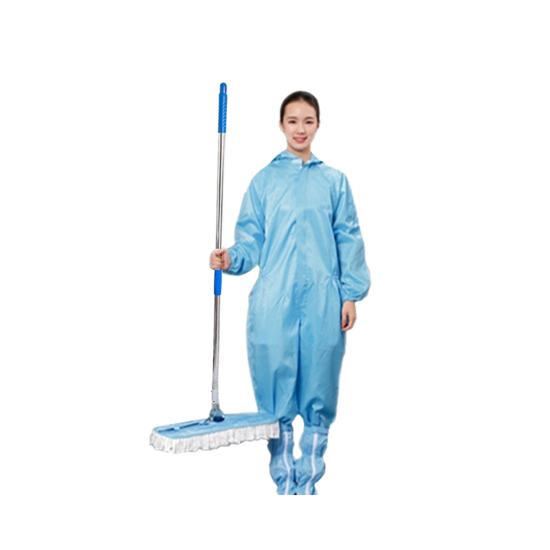 ESD Microfiber Mop Manufacturer - Anti-Static Stainless Steel Iron Handle Plastic Cloth for Cleanroom Floor Safety