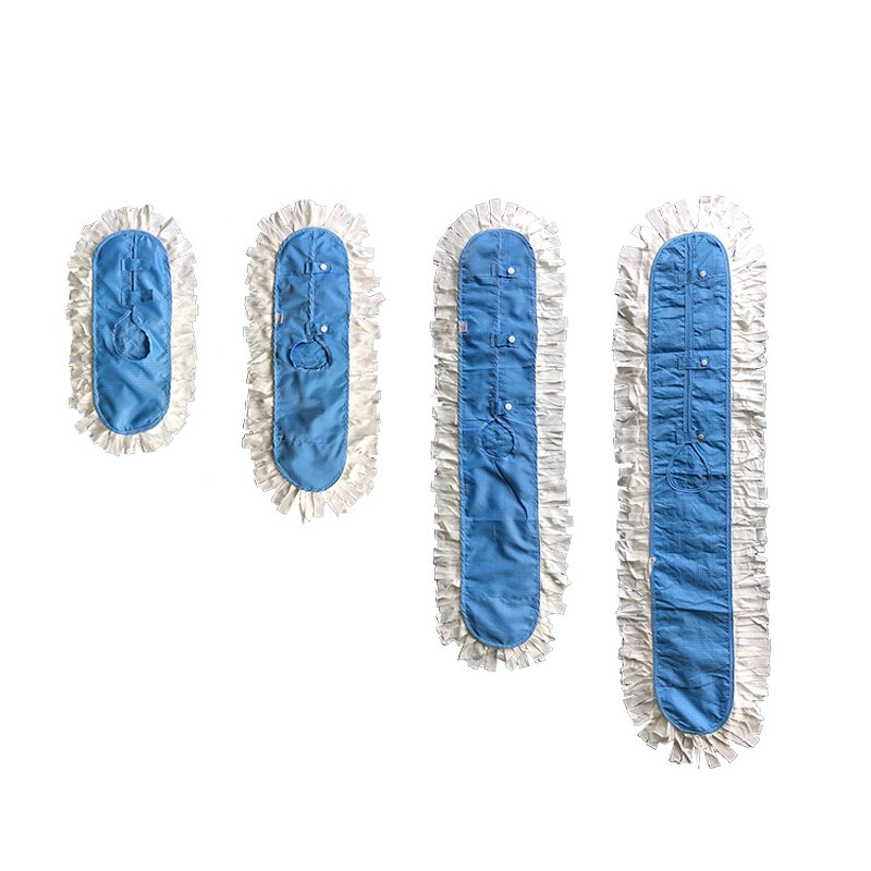 ESD Microfiber Mop Manufacturer - Anti-Static Stainless Steel Iron Handle Plastic Cloth for Cleanroom Floor Safety
