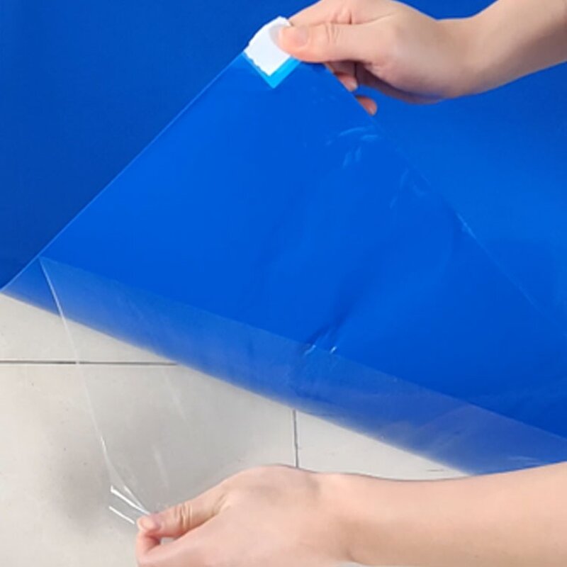 Disposable Anti-Static PE Floor Mat Manufacturer - Blue Sticky Silicone LDPE for Dust-Free Workshop Cleanroom Industrial
