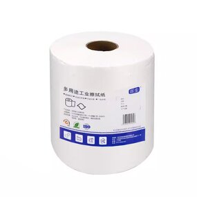 Nonwoven Cleanroom Paper Wipes Manufacturer - Industrial Cleaning 500pcs Lint-Free Disposable Blue 25x37cm ROHS Jumbo Roll