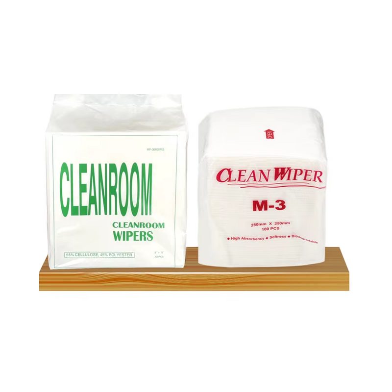 Cleanroom Wipes Manufacturer - M3 Lint-Free 4 Folded Nonwoven Multi-Purpose Square Wiper