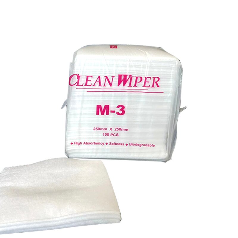 Disposable Cleaning Wipes Manufacturer - 1/4 Folded Household Dish Industrial Polycellulose Polyester Wiper