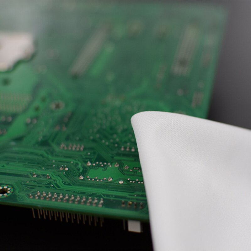 Cleanroom Wiper Manufacturer - OEM 6-inch Lint-Free Polycellulose Eco-Friendly Square 100% Polyester