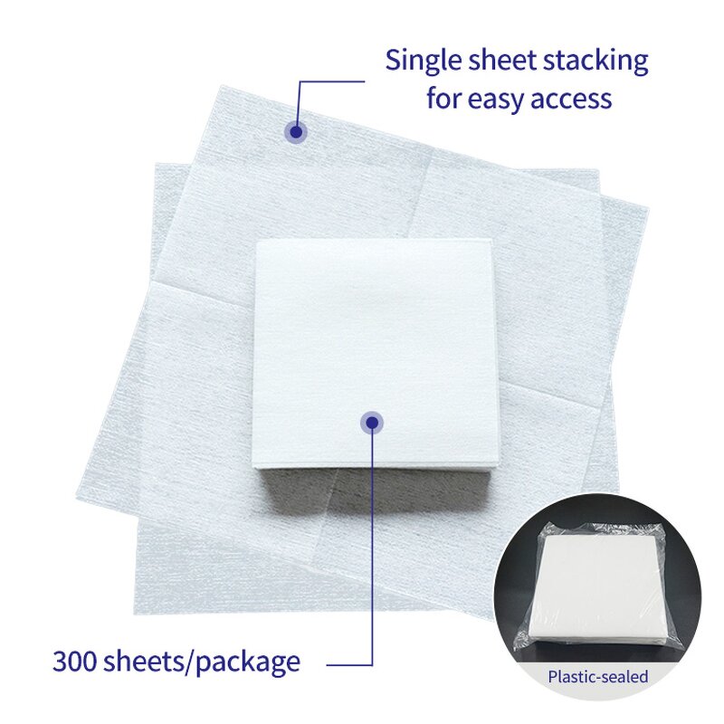 Clean Room Wipes Manufacturer - Durable Reusable Dry Paper Square for Tough Cleaning and Polishing