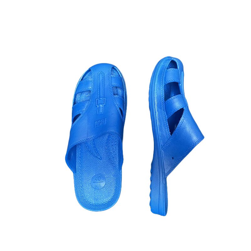 ESD Slipper Manufacturer - Unisex SPU Non-Slip Antistatic Safety Shoes for Cleanroom Foot Protection