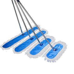 Cleanroom Mops Manufacturer - Lint Free Floor Cleaning Replaceable Flat Square Anti-static Microfiber ESD