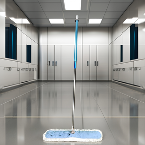 ESD Microfiber Mop Manufacturer - Anti-Static with Aluminum Alloy Handle Washable Cloth for Electronics Cleanroom