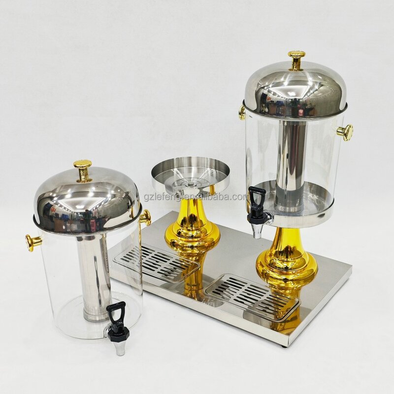 Gold Drink Dispenser Manufacturer - Economic Stainless Steel for Party Serving Natural Restaurants Hotels