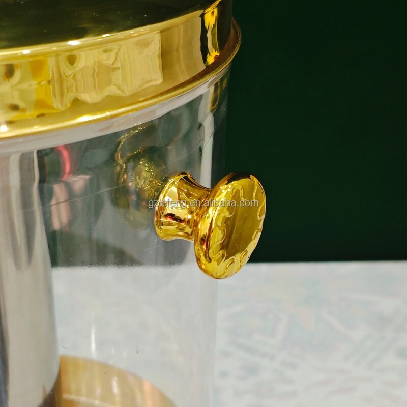 Gold Stainless Steel Drinks Dispenser Manufacturer - Luxury 8L Modern Style Hotel Restaurant Buffet Juice & Beverage