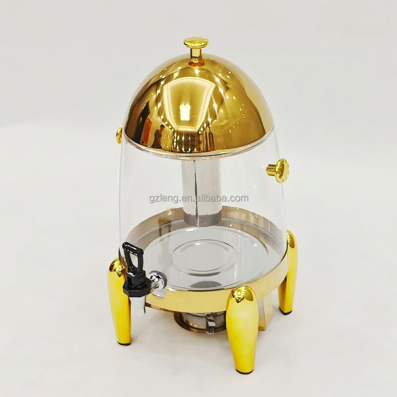 Coffee Tea Dispenser Manufacturer - Hot Sale 12L Hotel Stainless Steel Beverage Self-Service Economic Juice Chafing Dish