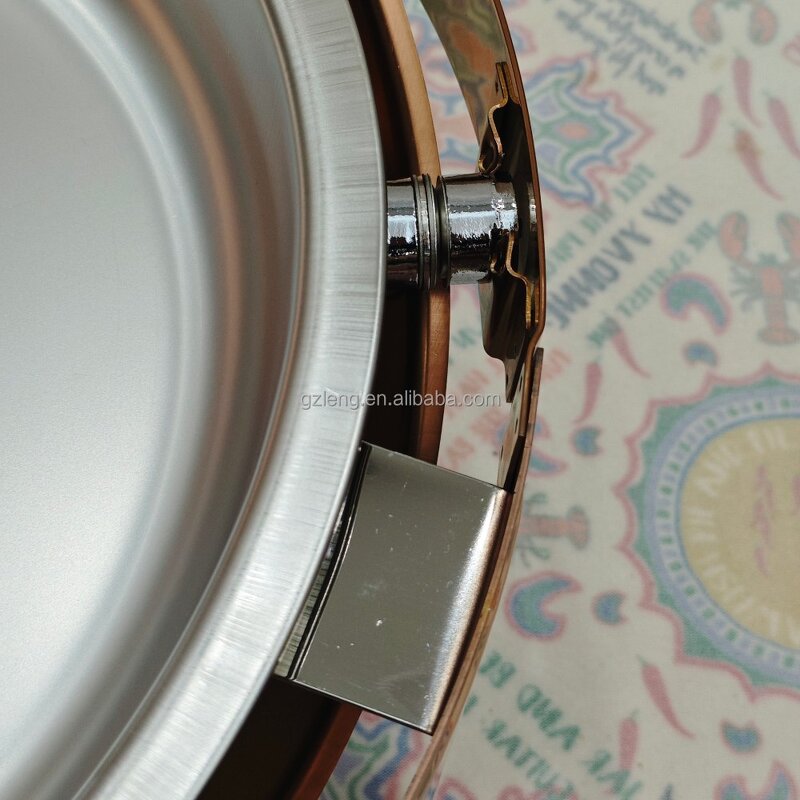 Rose Gold Chafing Dish Manufacturer - Hotel & Party Food Warmer Luxury Display Stainless Steel Round Unique for Catering