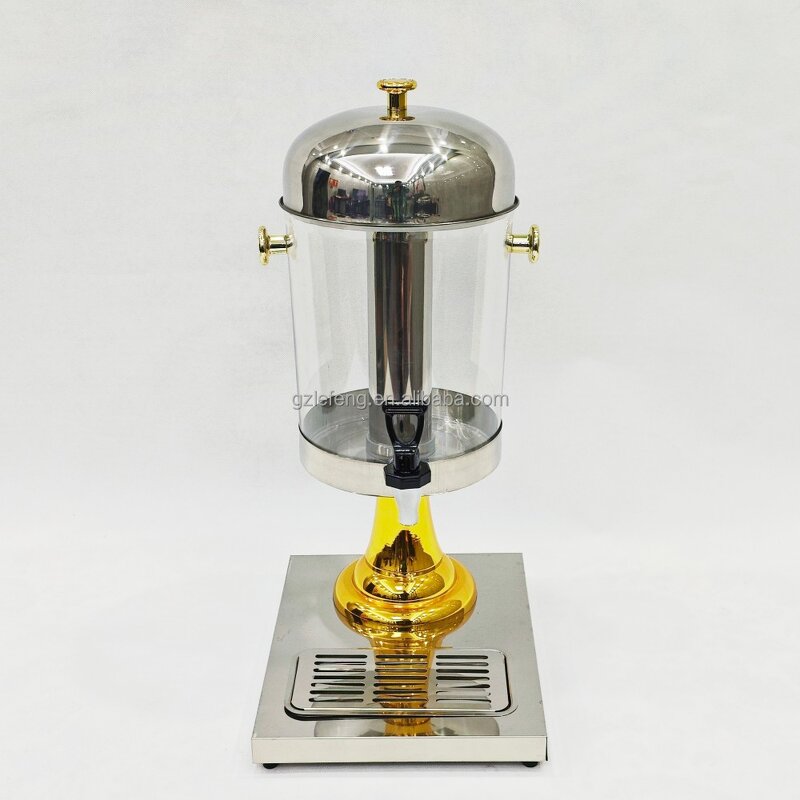 Stainless Steel Drinks Dispenser Manufacturer - Commercial 8L Durable Modern Style Hotel Restaurant Buffet Juice & Beverage