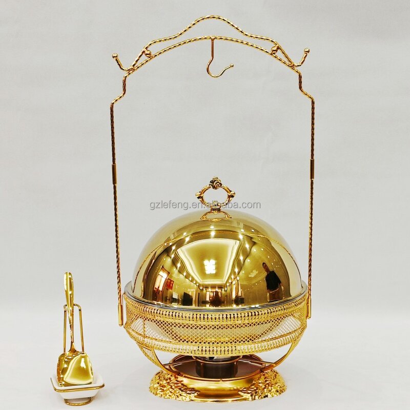 Customized Chafing Dish Set Manufacturer - Luxury Stainless Steel Food Warmer Pour Buffet Different Sizes for Weddings Table Top
