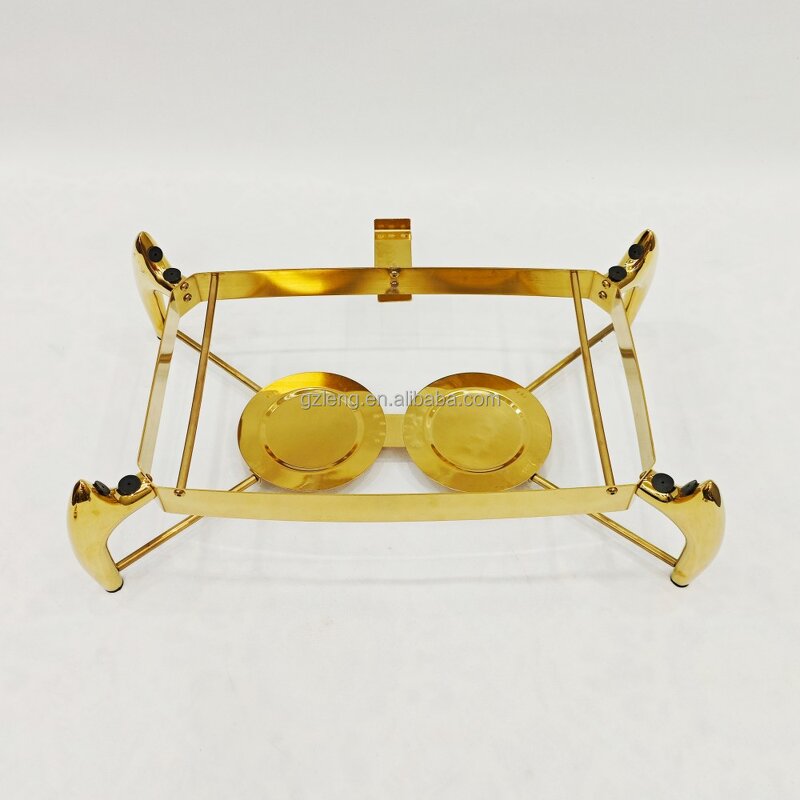 Stainless Steel Chafing Dish Manufacturer - Modern Luxury 9L Durable Buffet Set Large Capacity with Cover Window Fuel Heating for Catering