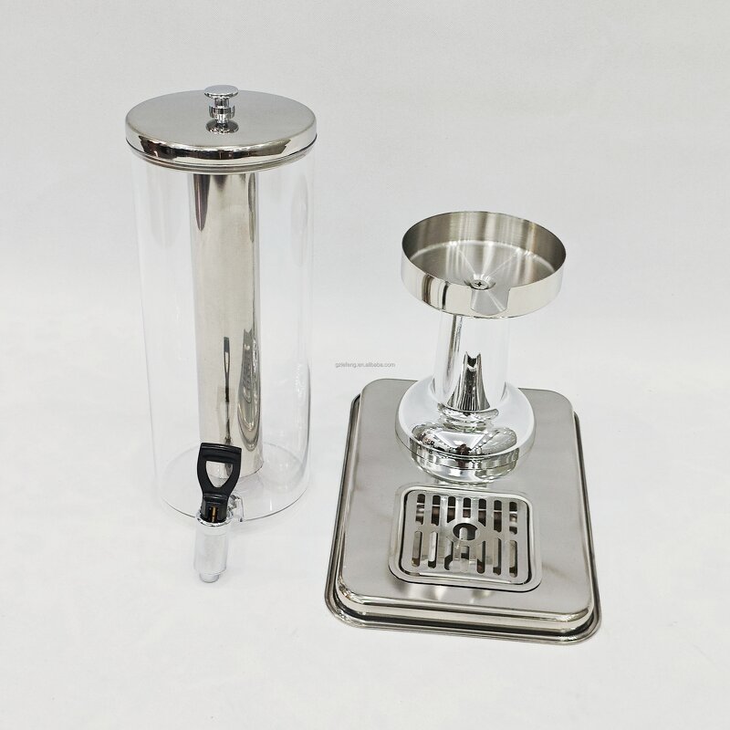 Gold Drink Dispenser Manufacturer - Commercial Simple Stainless Steel Fruit Juice Beverage Serving Equipment for Parties Restaurants Hotels