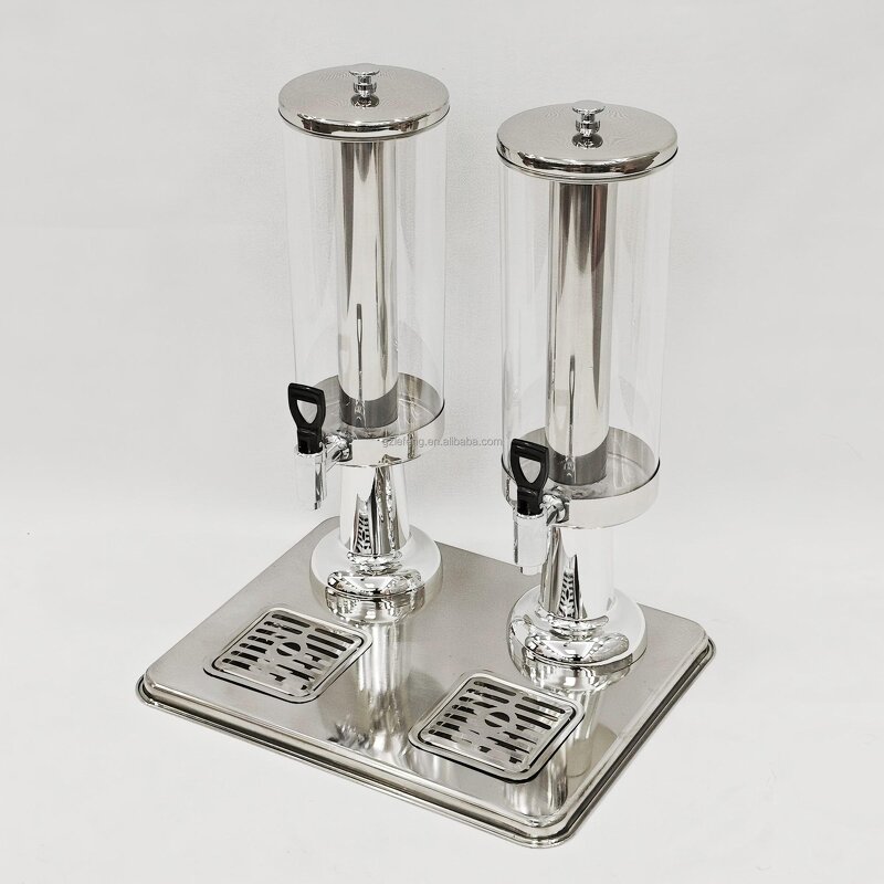 Drink Dispenser Manufacturer - Restaurants Hotels Commercial Large Capacity 6L Stainless Steel Fruit Juice Beverage Serving Equipment