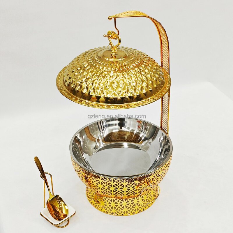 Luxury Stainless Steel Chafing Dish Manufacturer - 8L for Hotels & Catering for Buffets & Corporate Events New Design Buffet Set