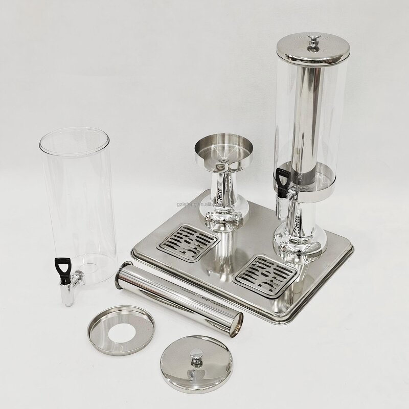 Drink Dispenser Manufacturer - Restaurants Hotels Commercial Large Capacity 6L Stainless Steel Fruit Juice Beverage Serving Equipment