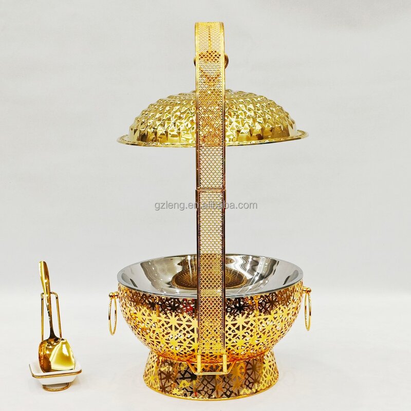 Luxury Stainless Steel Chafing Dish Manufacturer - 8L for Hotels & Catering for Buffets & Corporate Events New Design Buffet Set