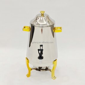 Stainless Steel Juice Dispenser Manufacturer - Luxury Economic Classic 13L Coffee Tea Catering Chafing Dish for Hotel & Restaurant