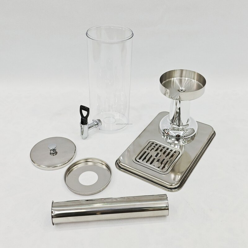 Gold Drink Dispenser Manufacturer - Commercial Simple Stainless Steel Fruit Juice Beverage Serving Equipment for Parties Restaurants Hotels