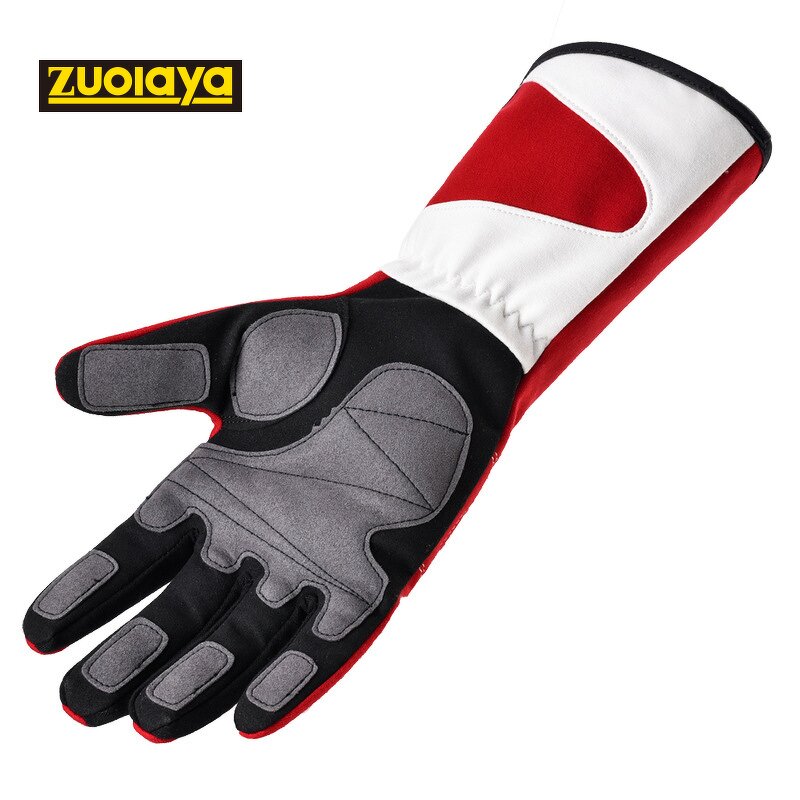 Kart Racing Gloves Manufacturer - Long Finger Customized Car Driving Unisex Go Kart Anti Slip Sport