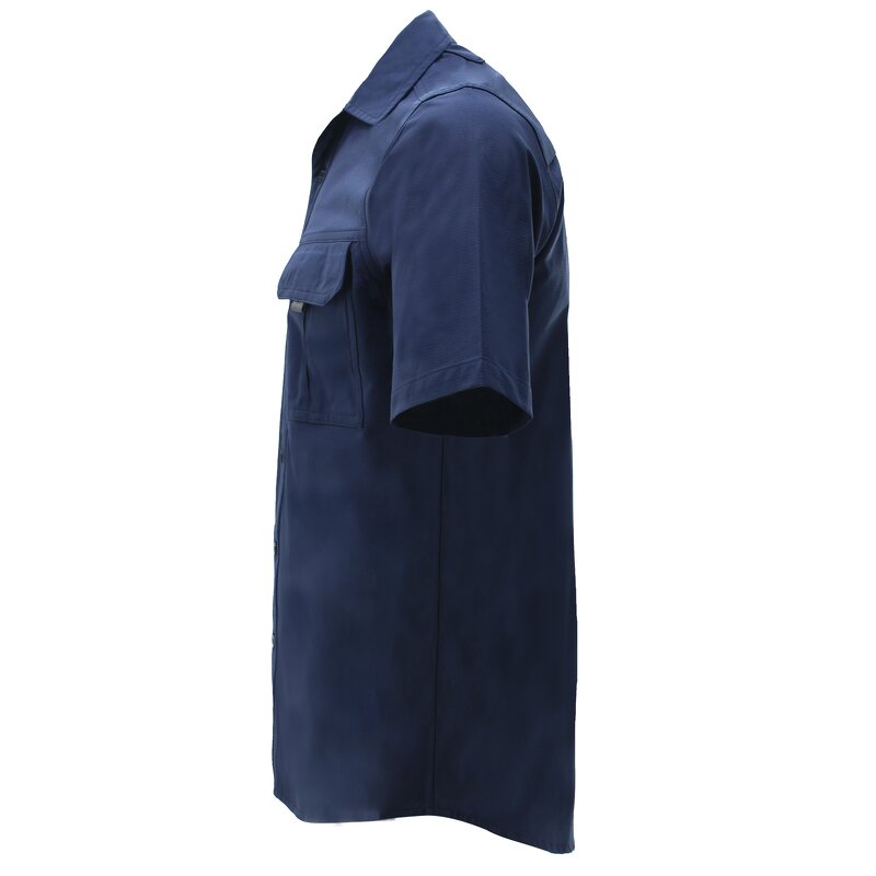 Men's Fishing Shirt Manufacturer - UV Vented Sun-Protected S/S Breathable Quick Dry 100% Polyester UPF 50+ ZW465