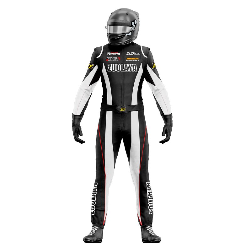 Fireproof Motorcycle Race Suit Manufacturer - Factory High Quality Custom Made Overall Kart Racing Car RJ03