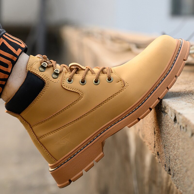 Steel Toe Work Shoes Manufacturer - Oil Water Resistant Anti Slip Puncture Proof Men Industrial Construction Safety